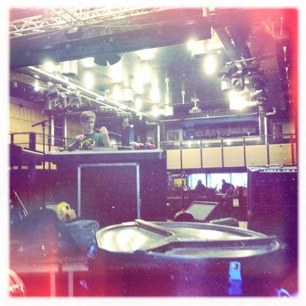 Sound check at Voxhall